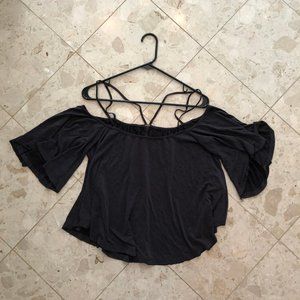 Freepeople off the shoulder Shirt